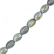 Czech Pinch beads kralen 5x3mm Crystal marea 00030/28001
